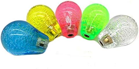 Miniatura 9 de Arcity HY-PJ094-1 - 2 piezas Arcade Joystick Bat Top Cabeza Grande Oval Manija Perilla Tipo Americano Rosa y Azul Transparente para Zippy SANWA