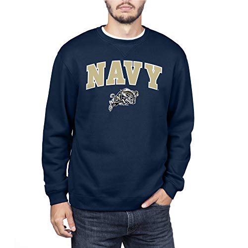 Top of the World Navy Men's Team Color Crewneck Sweatshirt, X-Large