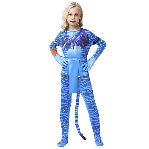 Disfraz de extraterrestre de spandex para niños y niñas