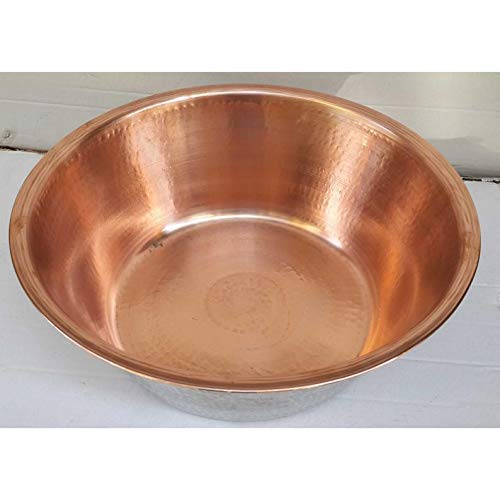 Dual Layers Copper Nickel Pedicure Bowl