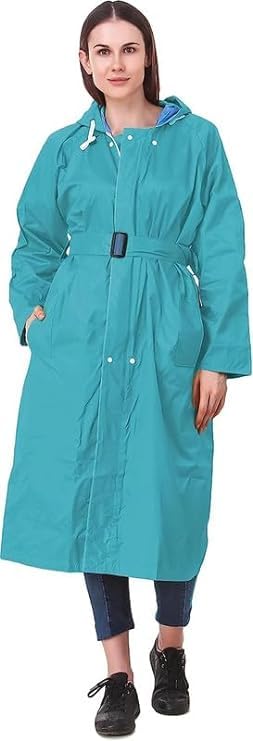 sikander Rainfighter Women/Ladies High Neck Raincoat | Waterproof Long Raincoat with Belt-picture-25