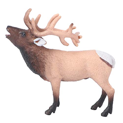 NUOBESTY Estatueta de rena de Natal ornamentos de mesa de veado artificial para festa de Natal, topo