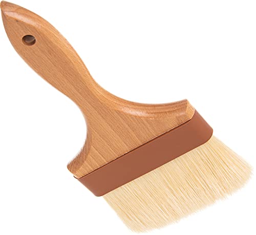 Image of SPARTA Kitchen Basting Brush - 4037600 Basting Brush for Cooking Flat Boar Bristle Brush, Hardwood Handle for Kitchens, Restaurants, Catering, High Heat Food Prep, 4in