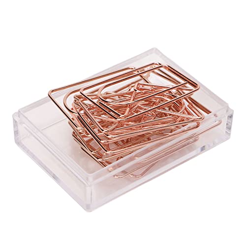 100 PZ Graffette Carino Cuore Busta Forma Metallo