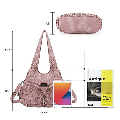 Image of Angel Barcelo Purses for Women Large Shoulder Bag Soft Hobo Bags for Women