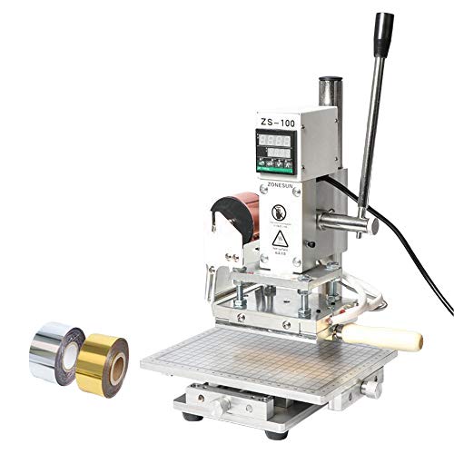 ZONEPACK Upgraded Workbench Digital Hot Foil Stamping Machine Embossing