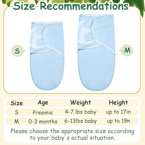 Image of Ramede 6-Pack Preemie Baby Swaddle Blankets with Hats, Breathable 100% Cotton Baby Swaddles, Suitable for Preemie Babies and Newborns, Soft Cotton, Adjustable(Whale,Blue and Green)