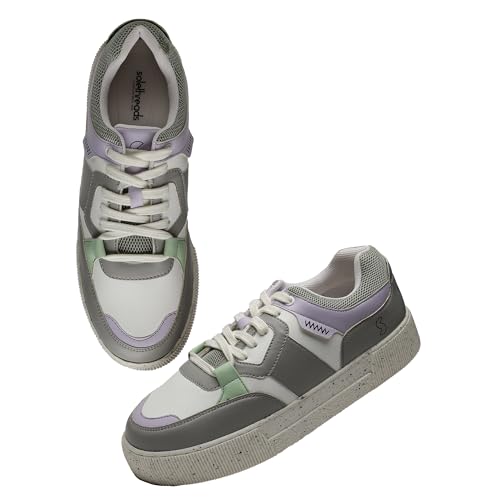 Image of SOLETHREADS Rogue Sneakers for Women |Retro Design|Comfortable|Chunky Streetwear Fashion Shoes| Stylish| Anti-Skid|Tendy|Running|Workout|Walking Shoes Women