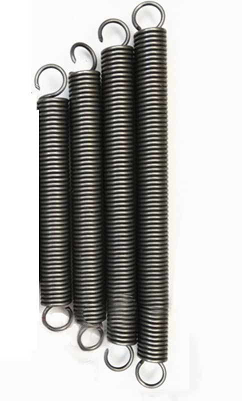 4PCS 1,0 mm WD 8 mm Od Napięcie napięcia napięcia sprężynowe mocne ściągające cewki elastyczne pierścienie przedłużenie stalowa 25 mm-60 mm długość