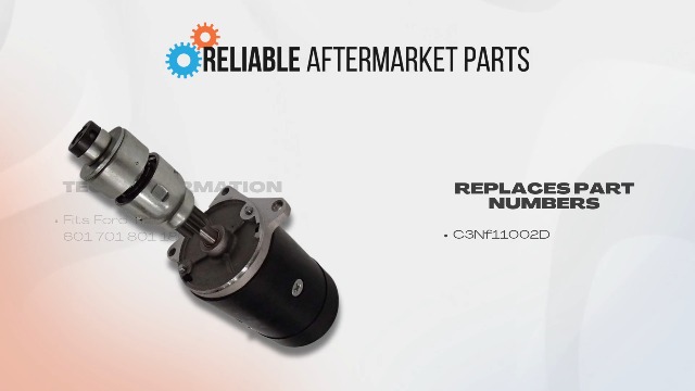 Amazon.com: C3NF11002DR Fits Ford Tractor Starter 501 601 701 801