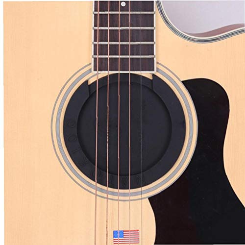 Guitar Acoustic Soundhole Cover Rubber Guitar Screeching Halt Terugkoppeling Reducer Buster 8.6cm Black S, gitaar… - Image 3
