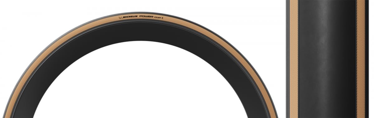Michelin Power Cup Road Tires – High-Performance Folding Tubeless & Clincher Racing Tires with Aramid Shield, Gum-X Compound, 3x120TPI for Training &