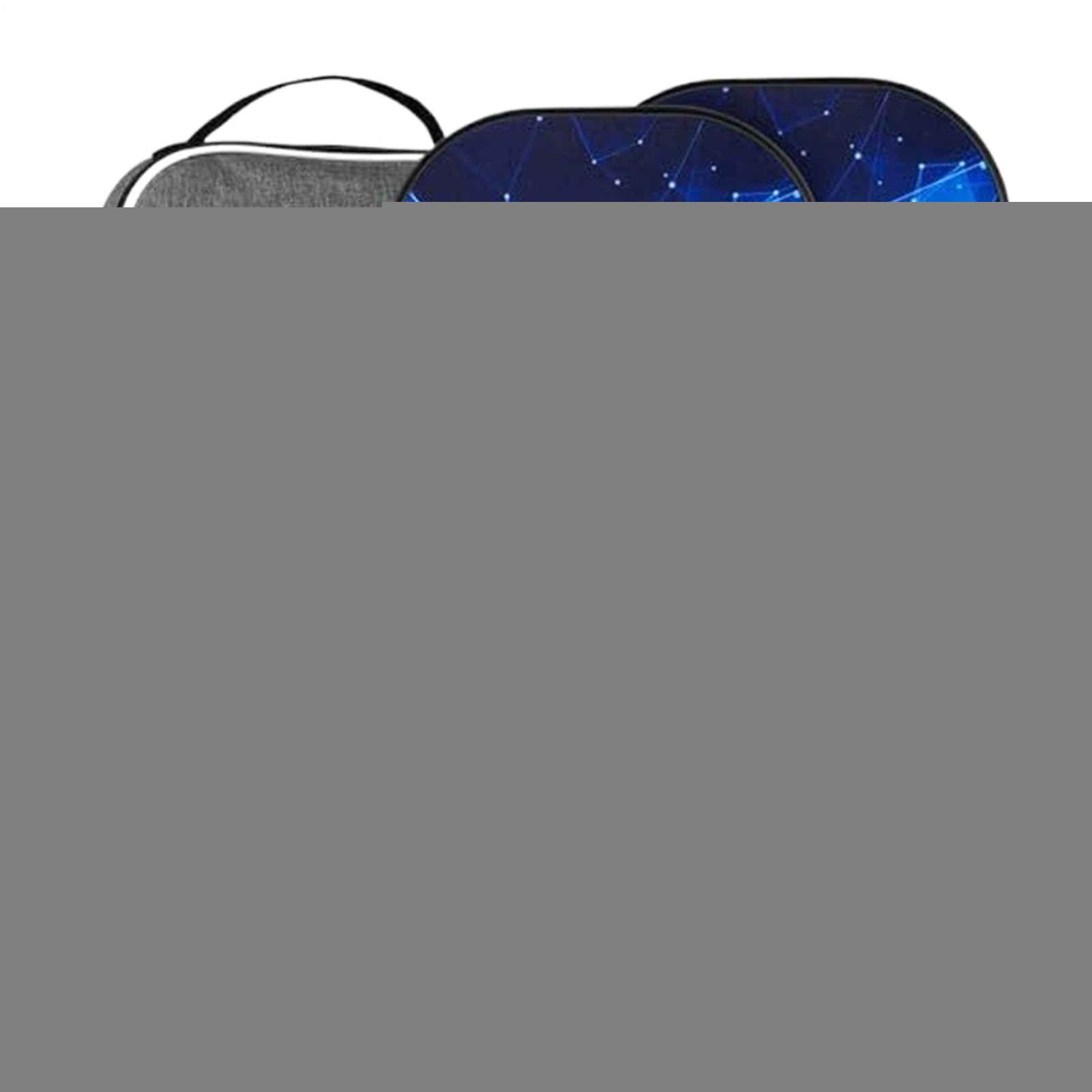 Set di racchette sportive da pickleball, con impugnatura comoda, in fibra di vetro, ergonomiche, leggere, professionali, per ragazzi, casa, attività all'aperto, ragazze, per donne e uomini