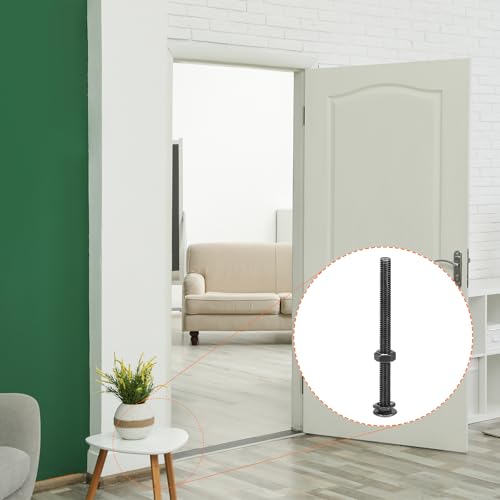 QUARKZMAN M6x90mm Vierkant Hals Schlossschrauben mit Muttern & Unterlegscheiben, 25Set 304 Edelstahl Rundkopf Vierkant Hals Coach Bolzenschrauben, Schwarz