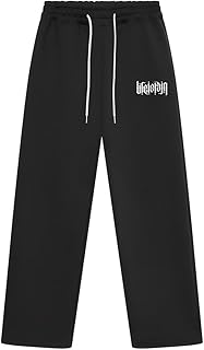 Unisex Printed Sweatpants Stylish and Comfortable Wide Leg Cotton Pants