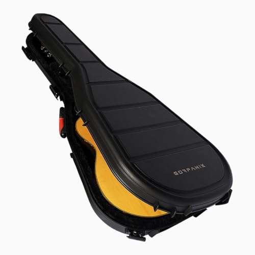 GORPANIX Acoustic Guitar Hard Case Thick Padding Fit 41'- 42' Acoustic Guitar Case, Design for Acoustic Guitars, Hard Guitar Case Dreadnought Style Upgrade Acoustic Guitar Bag, Hard Shell & Waterproof