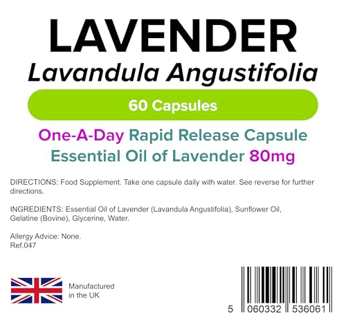 Lindens - Lavendelol (80 mg), 60 Capsules