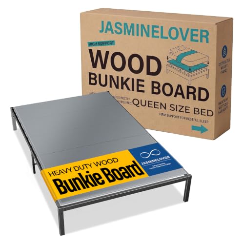 Bunkie Board Queen Size,Reinforced Wood Bed Boards for Under...