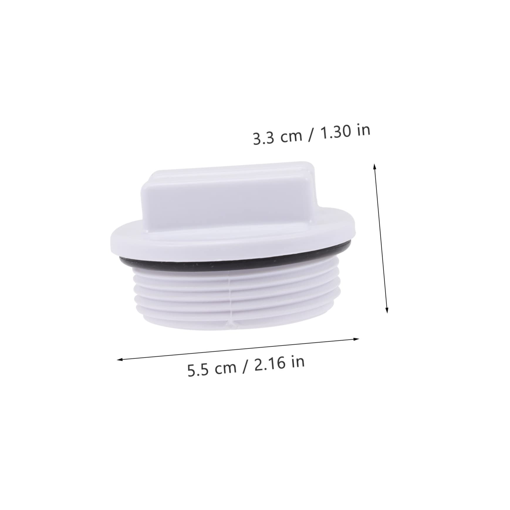 Yardwe 18pièces Bouchons De Drainage Filtrant à Vis pour De Piscine Bouchons pour Eau Installation Facile Et