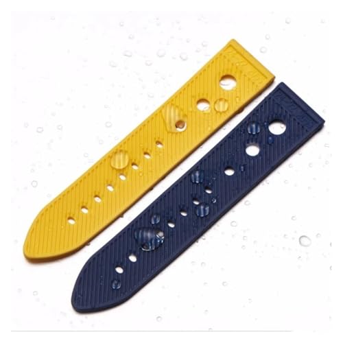 Bracelet montre 22mm en silicone premium style Avenger et Superocean