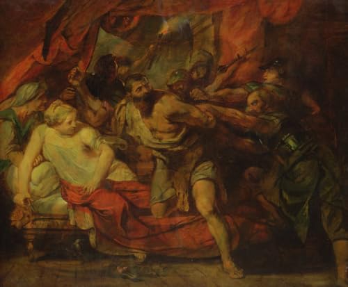 Cuadro Cuadro Sobre Lienzo El Encarcelamiento de Sansón para Renovar Paredes 60x90cm