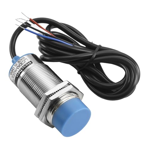 Heschen M30 Capacitive Touch Sensor Proximity Sensors Switch, Non-Shield Type, LJC30A3-H-Z/CX, Detector 1-15mm, 10-30VDC 200mA, NPN NO+NC, 4 Wire