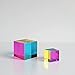 CMY Cubes Original (50mm) - Cyan, Magenta & Yellow Cube - Optical Color Cube - Teaches Subtractive Color Mixing for Ages 15+, Educational, Scientific, Physics & Kinetic Art Desk Object, STEAM