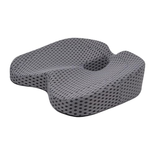 Almohada suave de apoyo para la cadera, diseño ergonómico, cojín hueco para asiento de oficina, masaje viscoelástico, asiento de oficina para el hogar, cojín K7Y4