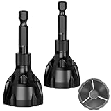 BOYUANSCH-Heavy-Duty Metal Deburring Tool 1/8”-3/4” Tungsten Carbide Blade, Fast Hex Shank, Removes Burr on Metal, Bolts & All Thread. Durable, Reliable, for DIY & Industrial.2 Pack