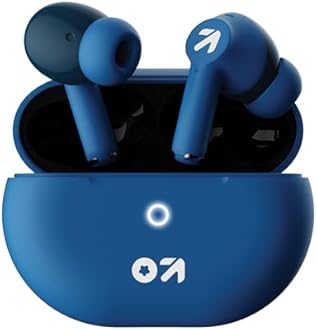 GOBOULT K40 True Wireless in Ear Earbuds with 48H Playtime, Clear Calling 4 Mics, 45ms Low Latency Gaming, 13mm Bass Drivers, Type-C Fast Charging, BTv 5.3 Ear Buds (Denim Blue)