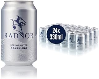 Radnor Hills Sparkling Spring Water Cans - 24x330ml