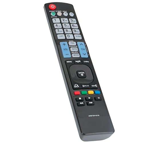 Akb72914218 Replacement Remote Control Fit For Lg Lcd Led Plasma Tv 55Lm6700 55Lm8600 55Lm9600 60Pm6700 42Lm6200 47Lm8600Uc 42Lm6200Ue 47Ld650Ua 42Le5500 60Pk750-Ua 42Ls5650Ud 47Le5400-Uc #TOP5