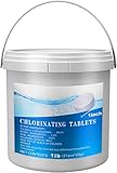 Aforentier ChlorineTablets for Swimming Pool Paddling Chlorine Tablets Long Lasting Slow Dissolving Clean Tables Clarifier for Hot Tub 21pcx20g