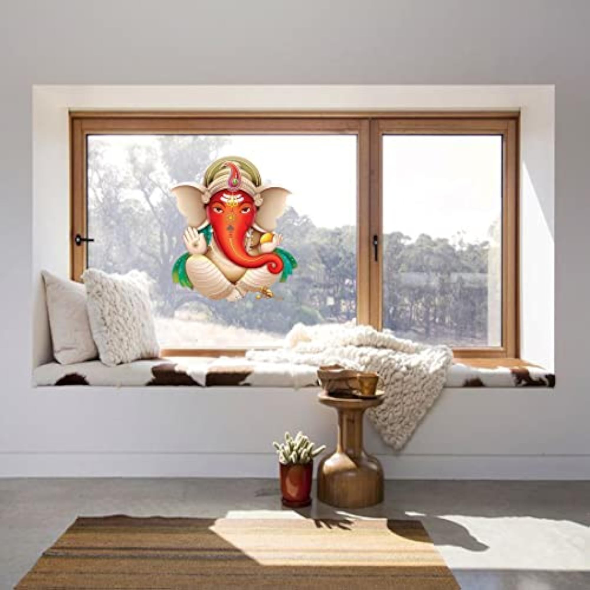 Window Glass Static God Sticker