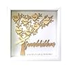 Tasse verre 12×12 grandchildren shadow box kit family tree gift for grandparents grandma grandpa with 7 hearts and 40 gems gift for grandparents grandchild grandkid nana mimi mothers day  urban country home decor