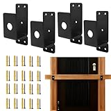 metallwinkel u-form Verbesserte verstärkte Basis: Die Basis dieser U Halterung verfügt über ein U-förmiges Design, das dem doppelten Druck standhält und so effektiver verhindert, dass Bösewichte oder Diebe in Ihr Haus eindringen.