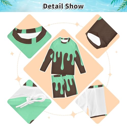 Conjunto de protección UV Drip Style para niños de 3 a 10 años en manga larga 4