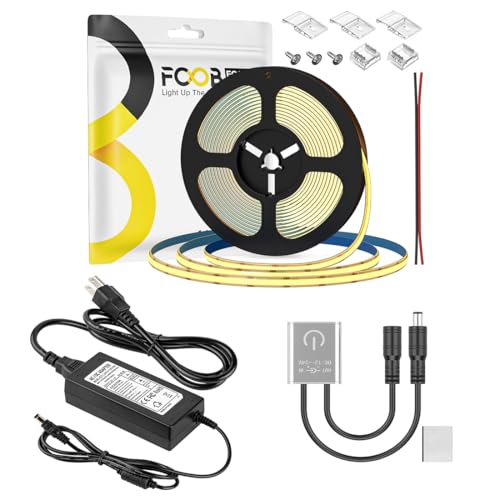 Tira LED COB 5m 2700K IP65 con control táctil miniatura 1