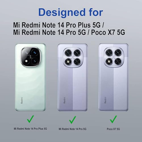 Image of amazon basics Back Case Cover for Mi Redmi Note 14 Pro Plus 5G | Compatible for Mi Redmi Note 14 Pro Plus 5G Back Case Cover | Case Cover with Camera Protection | (TPU + PC | Translucent Black)