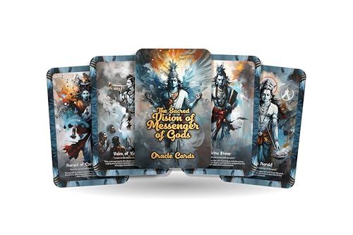The Sacred Vision of Messenger of Gods Oracle Cards - 22 Oracle Cards - Canalizzazione dei Messaggi Divini degli Dei per l'Approfondimento Spirituale.