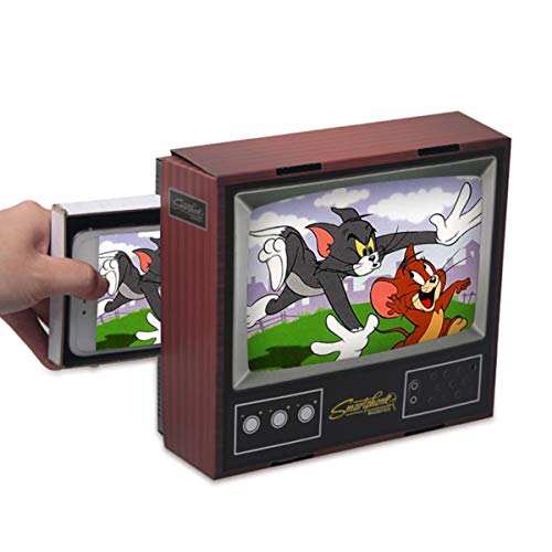 ULTECHNOVO Lupa de Tela 2Pcs Lupa Retro Do Telefone Móvel Televisão Em Forma de Telefone Suporte Tel