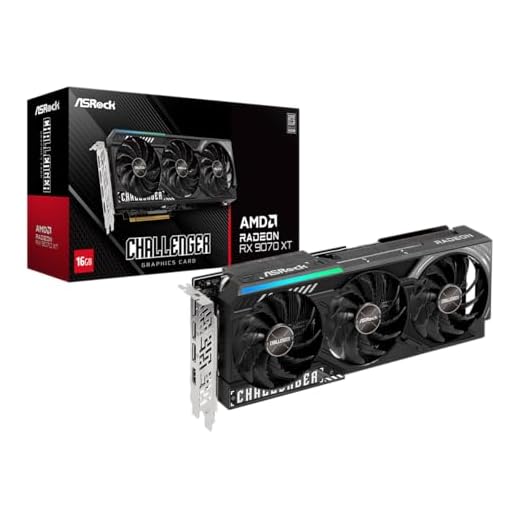 ASRock Placa gráfica Radeon RX 9070 XT Challenger 16GB OC - arquitetura AMD RDNA 4, relógio boost de 2970 MHz, 16GB GDDR6, PCIe 5.0, DisplayPort 2.1a, HDMI 2.1b, resfriamento de ventilador triplo 800W