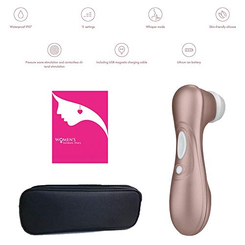 Next Gen Pro 2 Pleasure Air Technology Wave-Stimulator Massager & [ Bag/Diary Kit