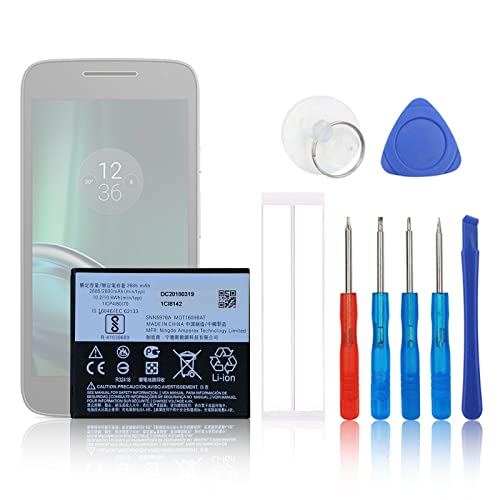 HIGHAKKU Batería de repuesto GK40 compatible con Moto E3 Dual, Moto E4 Dual, Moto G4 Play, Moto G5, Moto G5 Dual SIM con herramientas