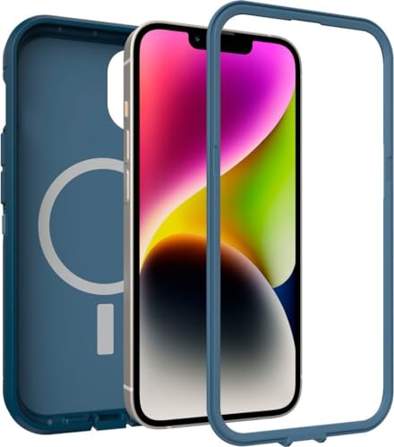 Coque iPhone 14 et 13 OtterBox Defender XT bleu océan compatible avec MagSafe robuste