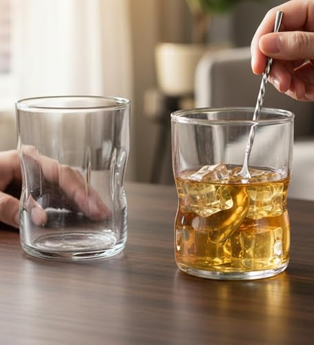 Image of Yera Prima Austin Zest Designer Tumbler Set of 4, 210 ml Each | Tumblers for Water, Cold Drinks, Juice | Dishwasher Safe | for Daily use & Gifting
