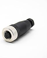 Vista 15 de Elecbee Conector de cable M12 Circular Impermeable Enchufe de Aviación Terminación de Tornillo Instalable en Campo Desapantallamiento Recto