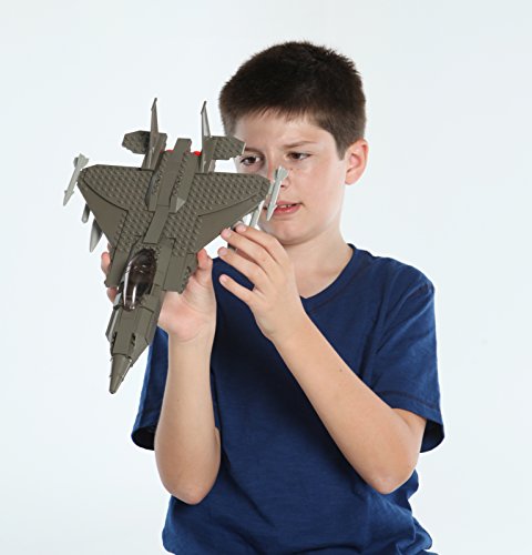 Ultimate Soldier Fighter Jet Military Building Kit, Grey