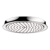 hansgrohe Raindance Classic 20,3 cm Duschkopf Upgrade Classic 1 Spray RainAir Air Infusion mit Airpower mit QuickClean in Chrom, 28421001