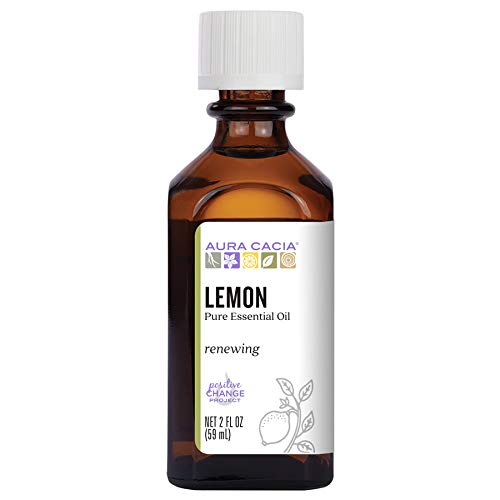 Aura Cacia 100% Pure Lemon Essential Oil | Gc/Ms Tested For Purity | 60 Ml (2 Fl. Oz.) | Citrus Limon #TOP15